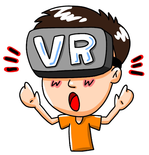 VRを楽しむ男性
